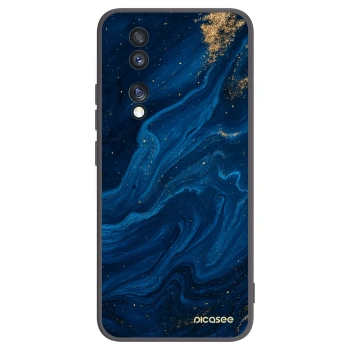 Picasee Μαύρη θήκη σιλικόνης για Honor 70 - Blue