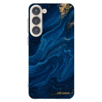 Picasee διαφανής θήκη σιλικόνης Samsung Galaxy S23+ 5G - Blue