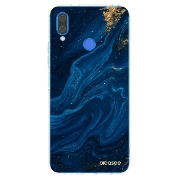 Picasee διαφανής θήκη σιλικόνης Huawei Nova 3i - Blue