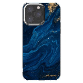 Picasee διαφανής θήκη σιλικόνης Apple iPhone 15 Pro Max - Blue
