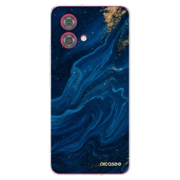 Picasee διαφανής θήκη σιλικόνης Motorola Moto G84 5G - Blue