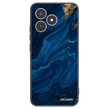 Picasee Μαύρη θήκη σιλικόνης για Realme C53 - Blue