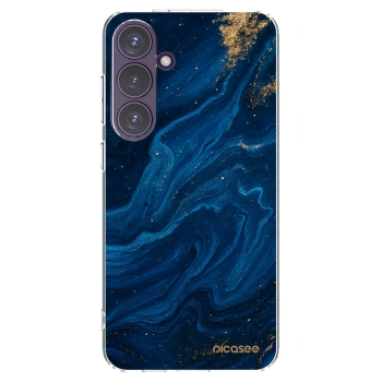 Picasee διαφανής θήκη σιλικόνης Samsung Galaxy S24+ S926B 5G - Blue