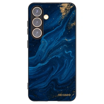 Picasee Μαύρη θήκη σιλικόνης για Samsung Galaxy S24 S921B 5G - Blue