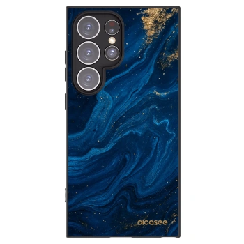 Picasee Μαύρη θήκη σιλικόνης για Samsung Galaxy S24 Ultra S928B 5G - Blue