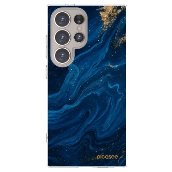 Picasee διαφανής θήκη σιλικόνης Samsung Galaxy S24 Ultra S928B 5G - Blue