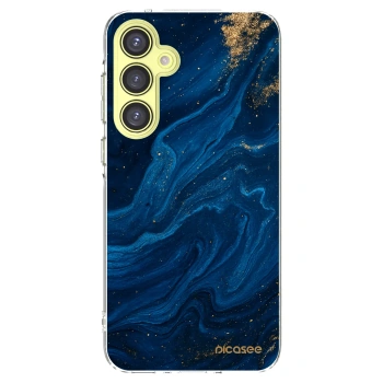 Picasee διαφανής θήκη σιλικόνης Samsung Galaxy A35 5G A356B - Blue