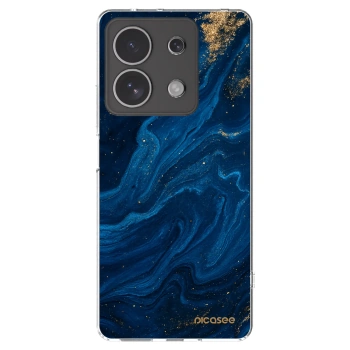 Picasee διαφανής θήκη σιλικόνης Xiaomi Redmi Note 13 4G - Blue