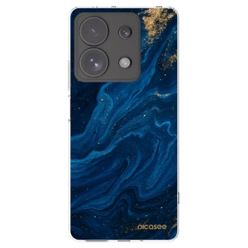 Picasee διαφανής θήκη σιλικόνης Xiaomi Redmi Note 13 Pro 4G - Blue