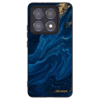 Picasee Μαύρη θήκη σιλικόνης για Xiaomi 14T Pro - Blue