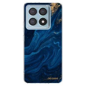 Picasee διαφανής θήκη σιλικόνης Xiaomi 14T Pro - Blue