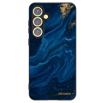Picasee Μαύρη θήκη σιλικόνης για Samsung Galaxy S24 FE S721B - Blue