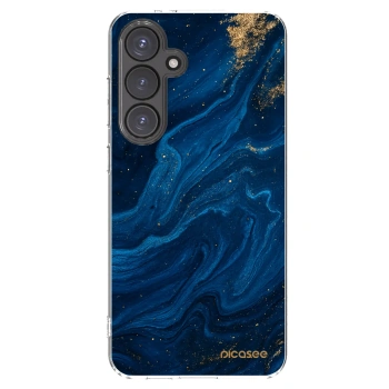 Picasee διαφανής θήκη σιλικόνης Samsung Galaxy S24 FE S721B - Blue