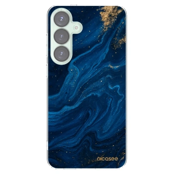 Picasee διαφανής θήκη σιλικόνης Samsung Galaxy S25+ 5G - Blue