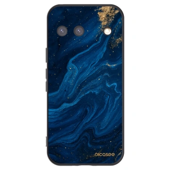 Picasee Μαύρη θήκη σιλικόνης για Google Pixel 9 - Blue
