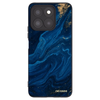 Picasee Μαύρη θήκη σιλικόνης για Honor X8c - Blue