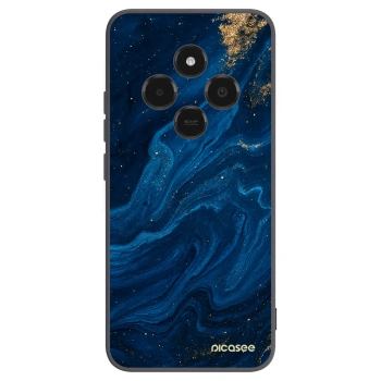 Picasee Μαύρη θήκη σιλικόνης για Xiaomi Poco C75 - Blue