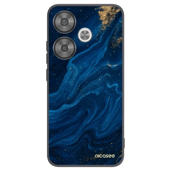 Picasee Μαύρη θήκη σιλικόνης για Xiaomi Poco F6 - Blue