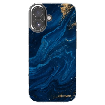 Picasee διαφανής θήκη σιλικόνης Apple iPhone 17 - Blue