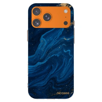 Picasee διαφανής θήκη σιλικόνης Apple iPhone 17 Pro Max - Blue