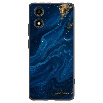 Picasee Μαύρη θήκη σιλικόνης για Motorola Moto E14 - Blue