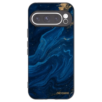 Picasee Μαύρη θήκη σιλικόνης για Google Pixel 9 Pro XL - Blue