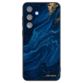 Picasee Μαύρη θήκη σιλικόνης για Samsung Galaxy S25 FE 5G - Blue