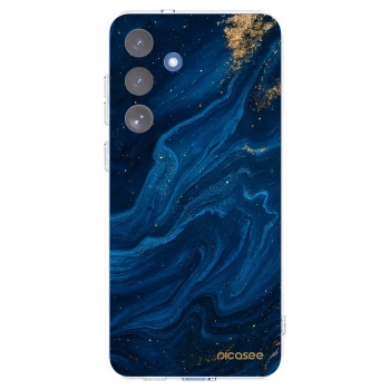 Picasee διαφανής θήκη σιλικόνης Samsung Galaxy S25 FE 5G - Blue