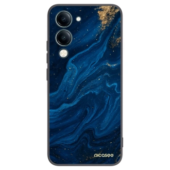 Picasee Μαύρη θήκη σιλικόνης για Vivo Y29s 5G - Blue
