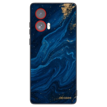Picasee Μαύρη θήκη σιλικόνης για Motorola Edge 50 Fusion - Blue