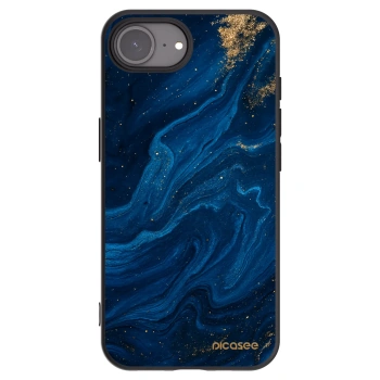 Picasee Μαύρη θήκη σιλικόνης για Apple iPhone 17e - Blue