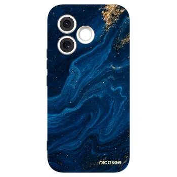 Picasee Μαύρη θήκη σιλικόνης για Honor 600 Lite - Blue
