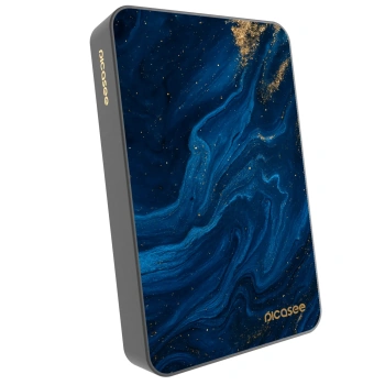Picasee Powerbank με MagSafe 10 000 mAh Γκρί - Blue