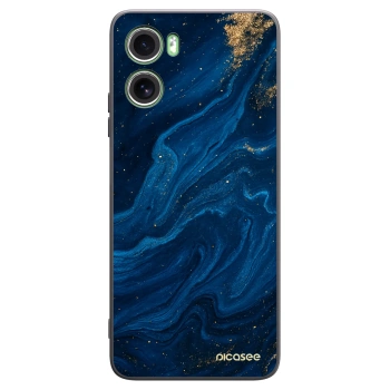 Picasee Μαύρη θήκη σιλικόνης για Motorola Moto G06 - Blue