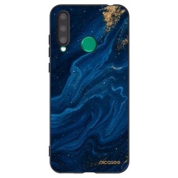 Picasee Μαύρη θήκη σιλικόνης για Honor 20 Lite - Blue