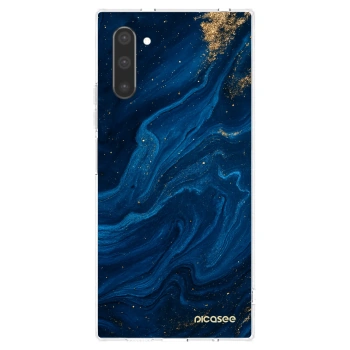 Picasee διαφανής θήκη σιλικόνης Samsung Galaxy Note 10 N970F - Blue