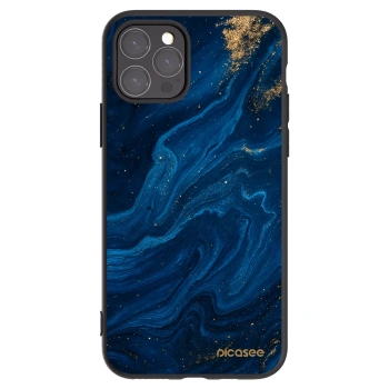 Picasee Μαύρη θήκη σιλικόνης για Apple iPhone 11 Pro - Blue