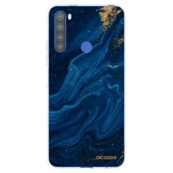 Picasee διαφανής θήκη σιλικόνης Xiaomi Redmi Note 8T - Blue
