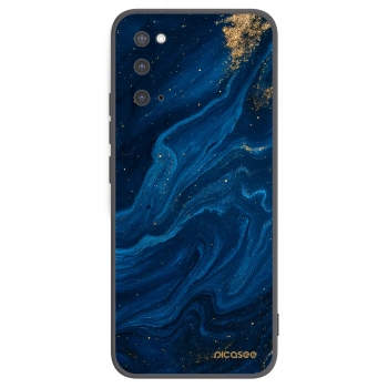 Picasee Μαύρη θήκη σιλικόνης για Samsung Galaxy S20 G980F - Blue