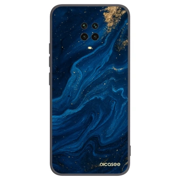 Picasee Μαύρη θήκη σιλικόνης για Xiaomi Redmi Note 9 Pro - Blue
