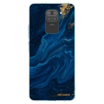 Picasee Μαύρη θήκη σιλικόνης για Xiaomi Redmi Note 9 - Blue