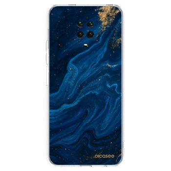 Picasee διαφανής θήκη σιλικόνης Xiaomi Redmi Note 9S - Blue