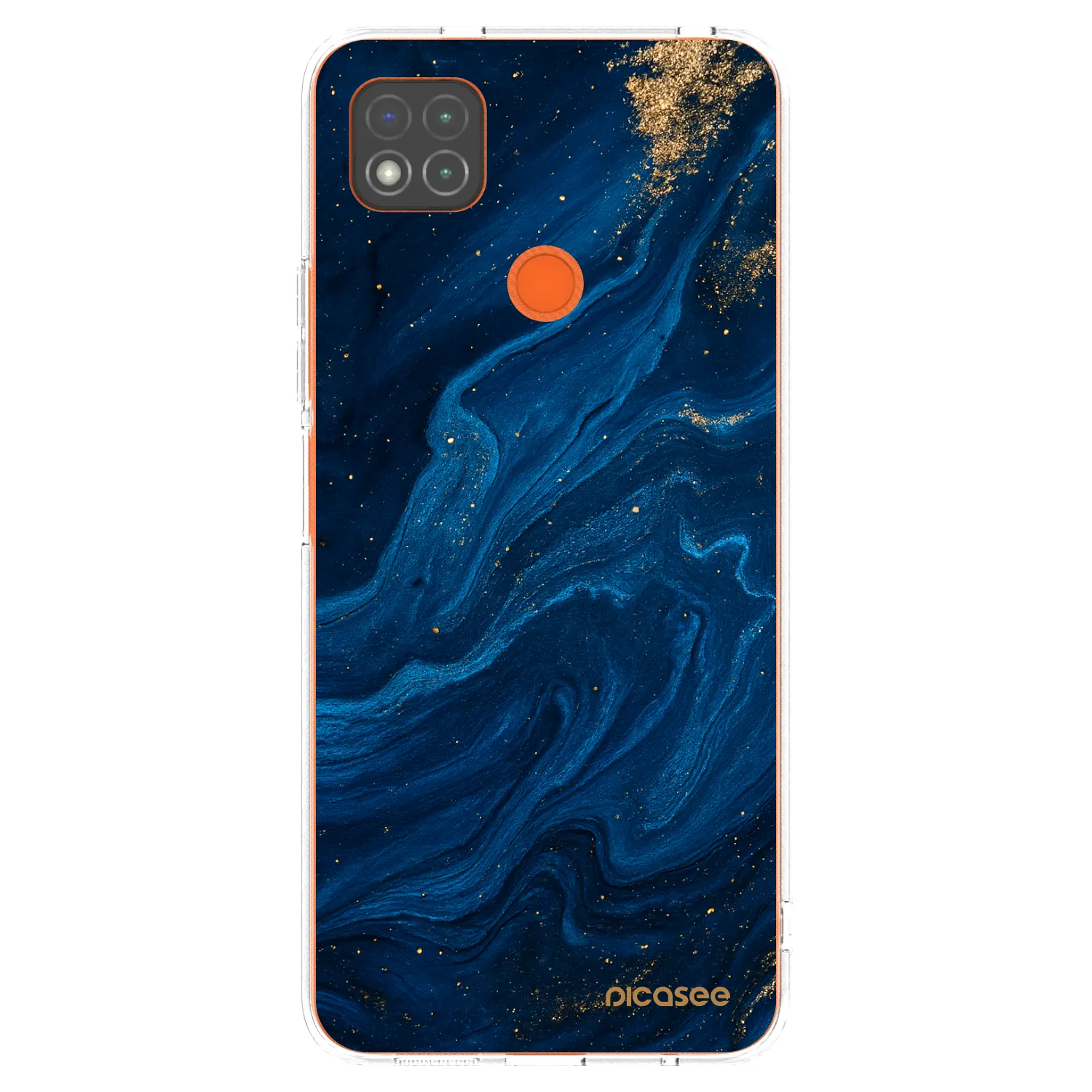 Picasee διαφανής θήκη σιλικόνης Xiaomi Redmi 9C - Blue