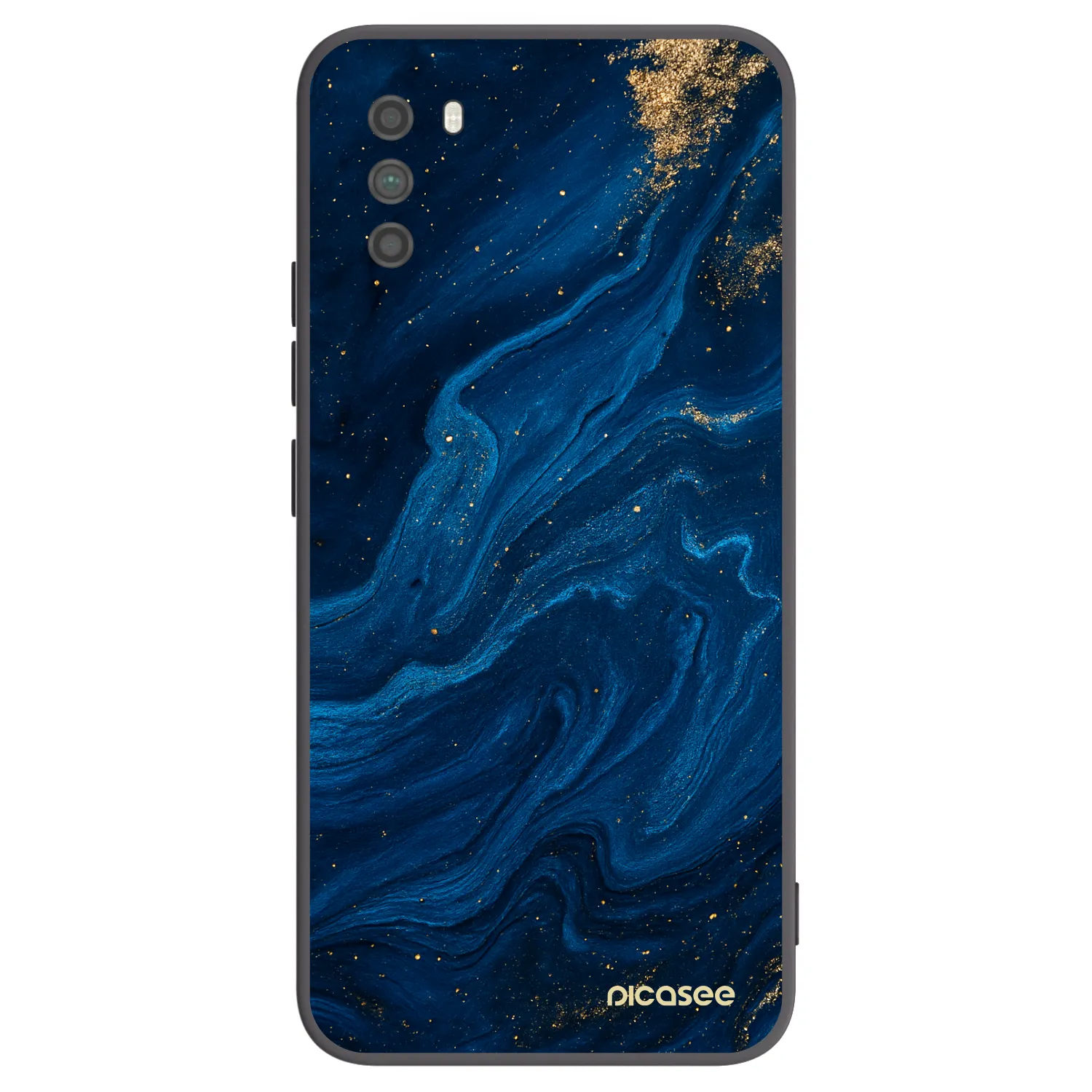 Picasee Μαύρη θήκη σιλικόνης για Xiaomi Poco M3 - Blue