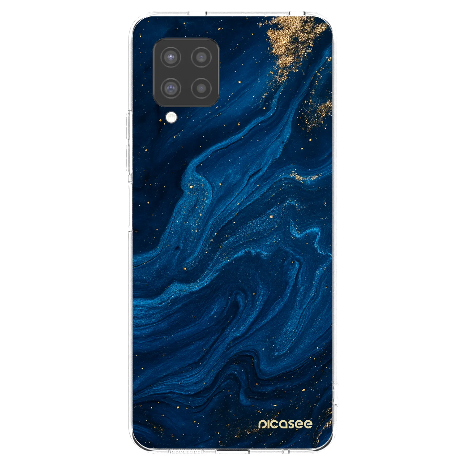Picasee διαφανής θήκη σιλικόνης Samsung Galaxy A42 A426B - Blue