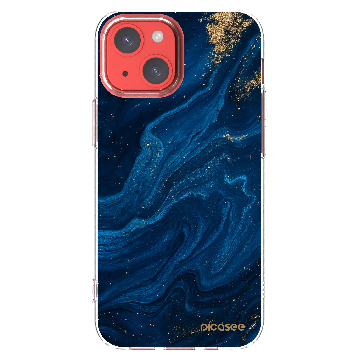 Picasee διαφανής θήκη σιλικόνης Apple iPhone 13 mini - Blue