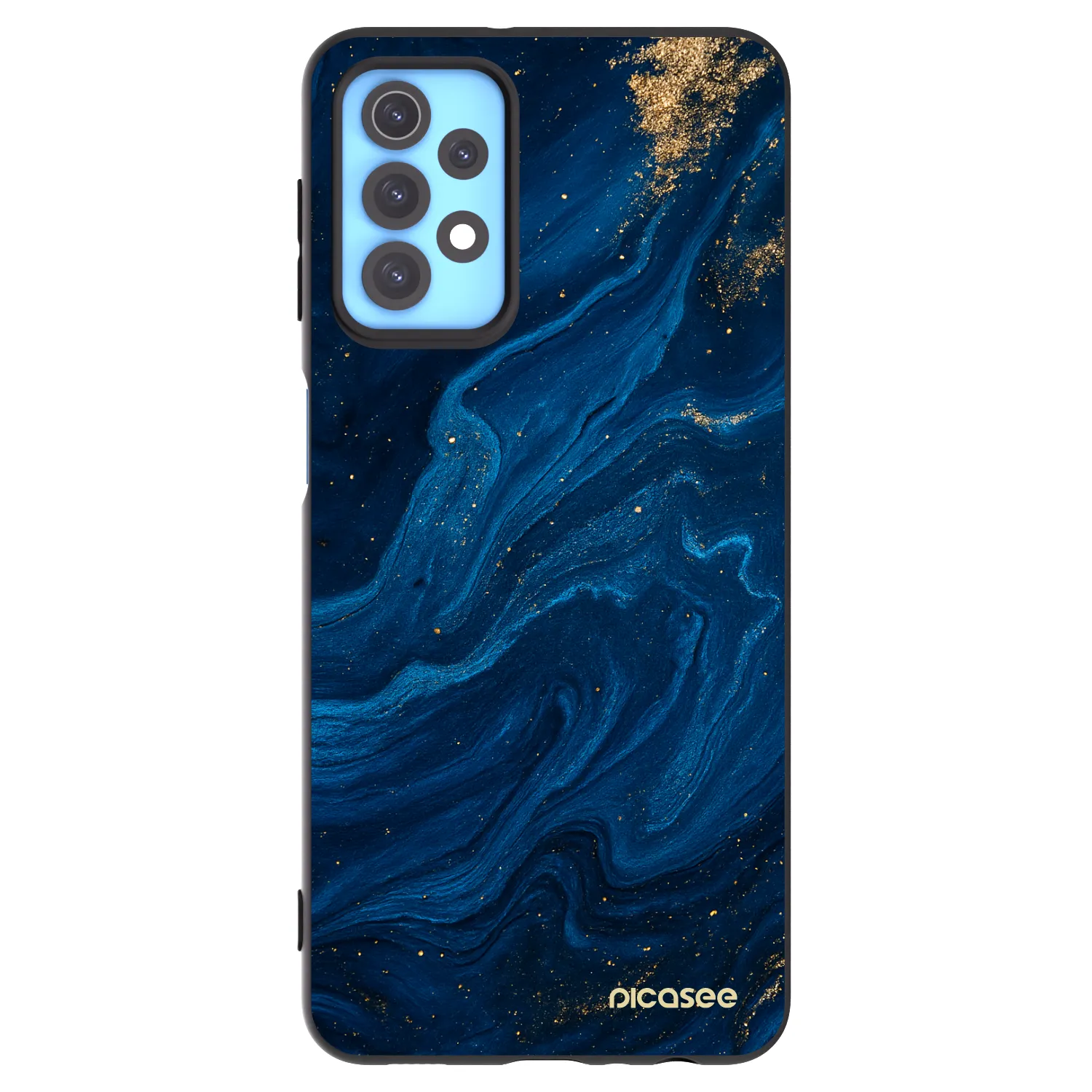 Picasee Μαύρη θήκη σιλικόνης για Samsung Galaxy A32 4G SM-A325F - Blue