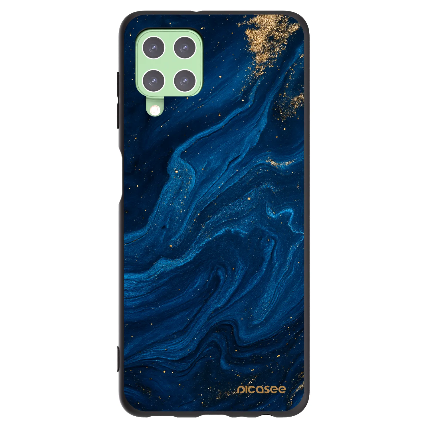 Picasee Μαύρη θήκη σιλικόνης για Samsung Galaxy A22 A225F 4G - Blue