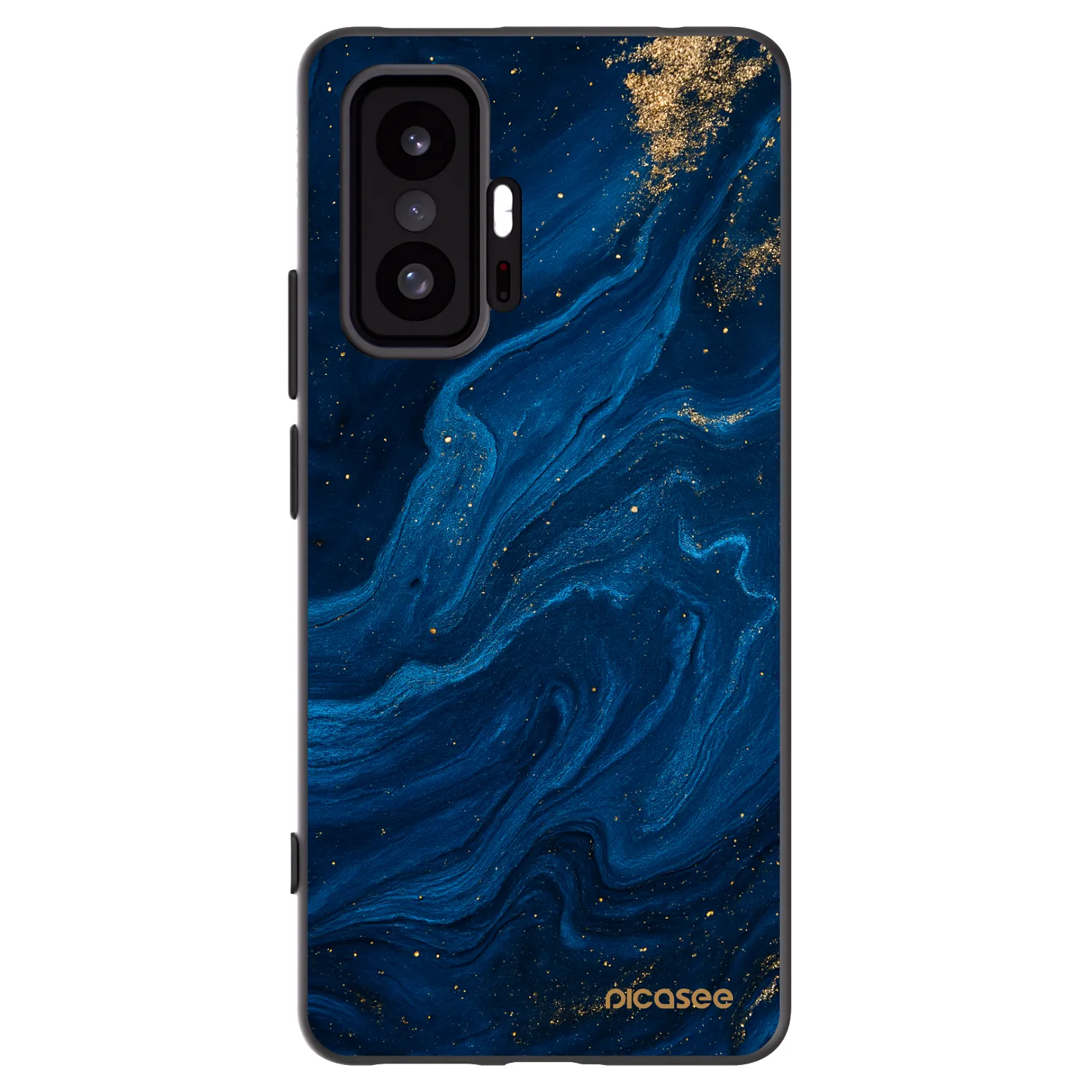 Picasee Μαύρη θήκη σιλικόνης για Xiaomi 11T - Blue