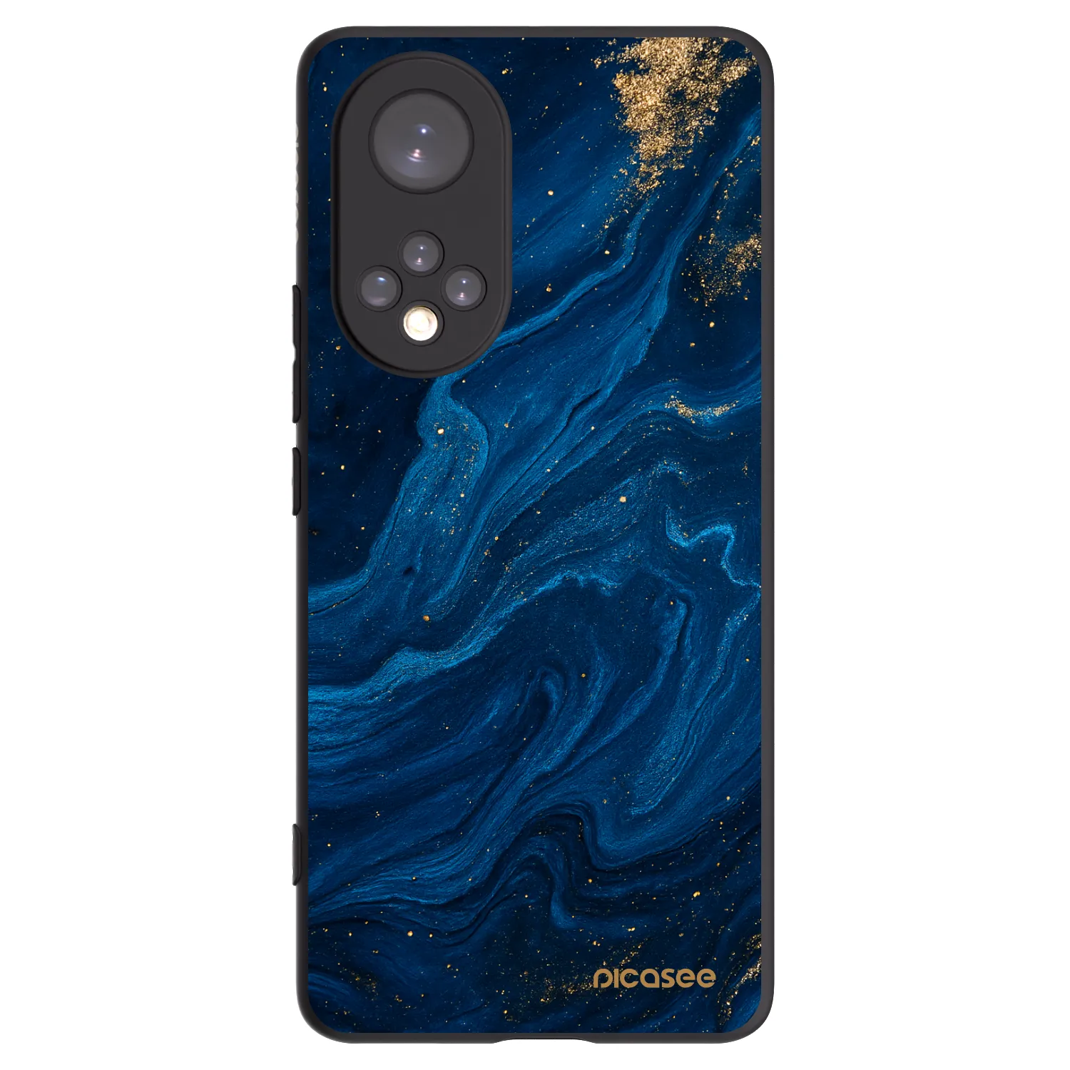 Picasee Μαύρη θήκη σιλικόνης για Honor 50 5G - Blue